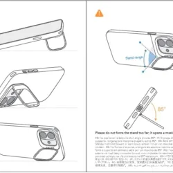 ESR รุ่น Cloud Soft with Stash Stand (Camera Control Button) - เคส iPhone 17 - สี Navy Blue