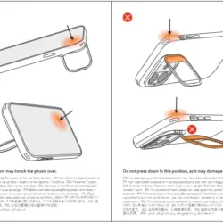 ESR รุ่น Cloud Soft with Stash Stand (Camera Control Button) - เคส iPhone 17 - สี Navy Blue
