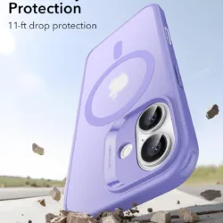 ESR รุ่น Classic Hybrid Case (Camera Control Button) - เคส iPhone 17 - สี Frosted Purple