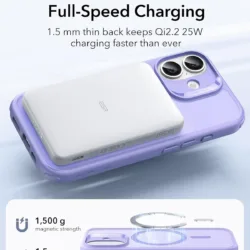 ESR รุ่น Classic Hybrid Case (Camera Control Button) - เคส iPhone 17 - สี Frosted Purple