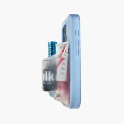 Ninja Labs รุ่น Flex Pouch® - เคส iPhone 17 - สี Baby Blue/Clear