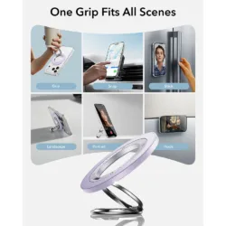 ESR รุ่น Dual-Side Magnetic Phone Grip Stand 360 - ขาตั้งแหวนแม่เหล็ก - สี Lavender 9 ESR รุ่น Dual-Side Magnetic Phone Grip Stand 360 - ขาตั้งแหวนแม่เหล็ก - สี Lavender