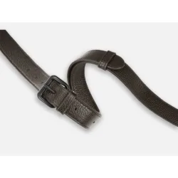 GRAMS(28) รุ่น Leather Strap (25mm) - สี Dark Brown Pebbled