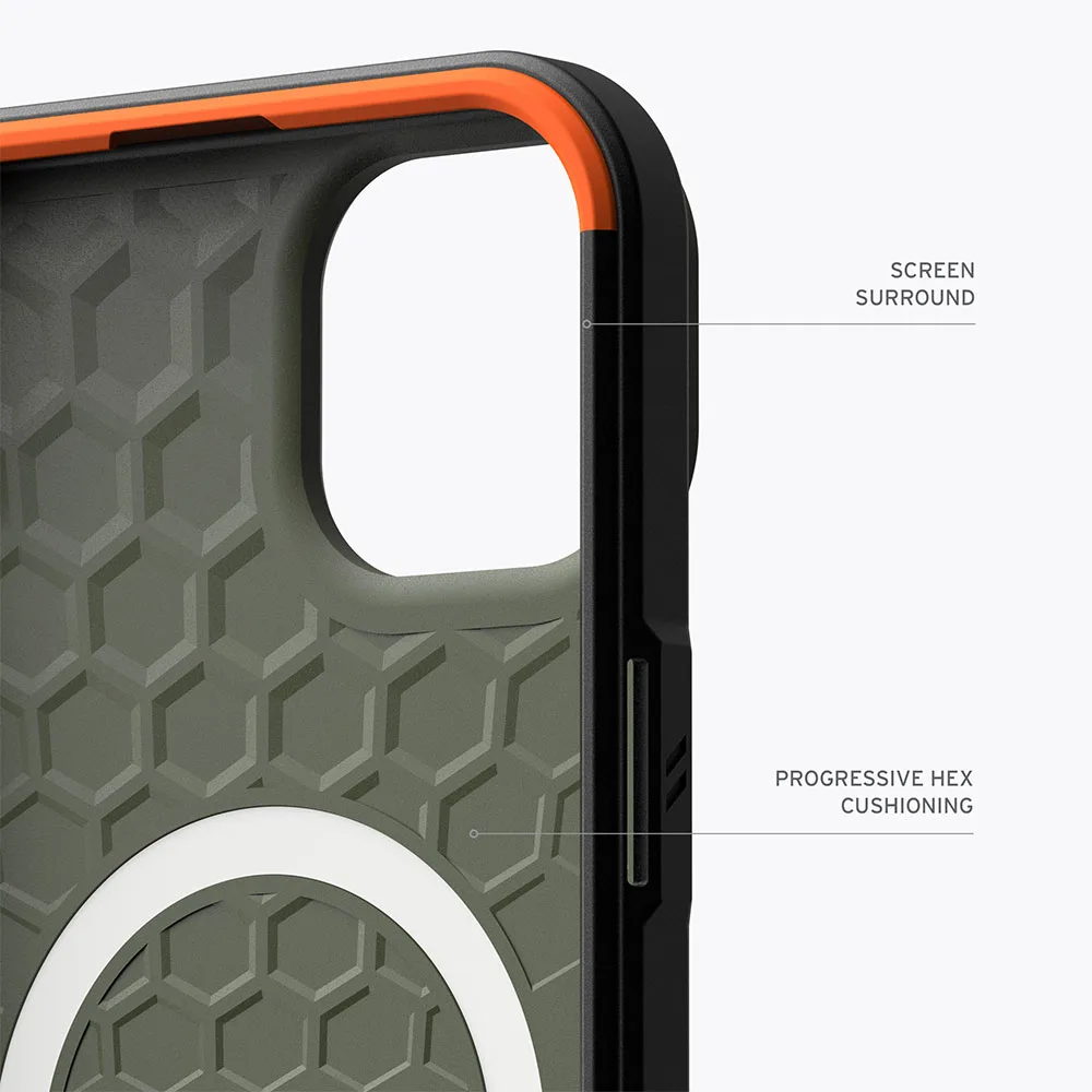 UAG รุ่น Civilian MagSafe - เคส iPhone 15 - สี Olive Drab - Image 19