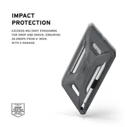 UAG รุ่น Scout Plus - เคส iPad 11" (A16/2025) - สี Ash 19 UAG รุ่น Scout Plus - เคส iPad 11" (A16/2025) - สี Ash