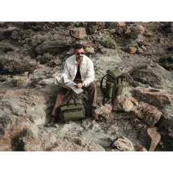 GRAMS(28) รุ่น 303 Adventure Duffle - กระเป๋าถือ - สี Olive