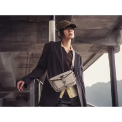 GRAMS(28) รุ่น 703 Urban Bottle Sling - กระเป๋าสะพายข้าง - สี Off-White