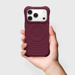 Casetify รุ่น Ripple Case with Magsafe - เคส iPhone 17 Pro Max - สี Mulberry
