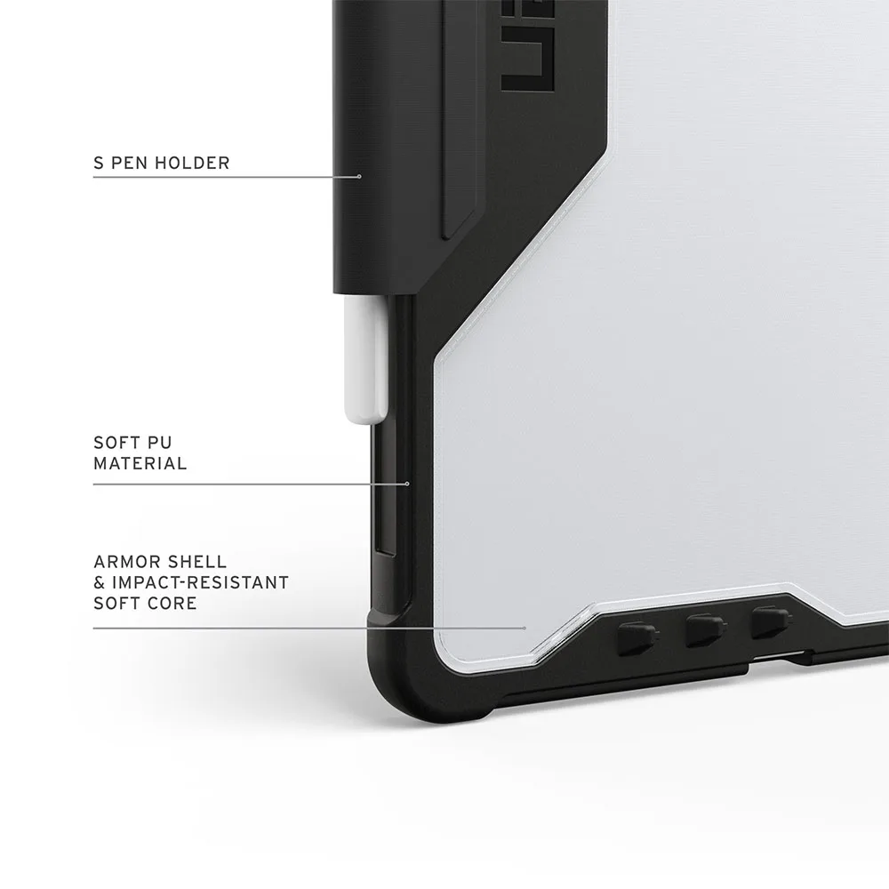 UAG รุ่น Plyo LT - เคส Galaxy Tab S11 - สี Black/Ice - Image 13