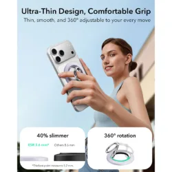 ESR รุ่น Dual-Side Magnetic Phone Grip Stand 360 - ขาตั้งแหวนแม่เหล็ก - สี Lavender 11 ESR รุ่น Dual-Side Magnetic Phone Grip Stand 360 - ขาตั้งแหวนแม่เหล็ก - สี Lavender