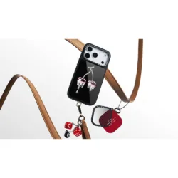 Casetify รุ่น Glaze Case with Magsafe - เคส iPhone 17 Pro Max - ลาย Chrome Cherry/Black