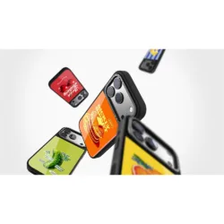 Casetify รุ่น Glaze Case with Magsafe - เคส iPhone 17 Pro Max - ลาย Chrome Cherry/Black