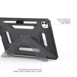 UAG รุ่น Scout Plus - เคส iPad Pro 13" (M5/M4) - สี Ash 36 UAG รุ่น Scout Plus - เคส iPad Pro 13" (M5/M4) - สี Ash