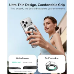 ESR รุ่น Dual-Side Magnetic Phone Grip Stand 360 - ขาตั้งแหวนแม่เหล็ก - สี Black