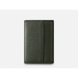 GRAMS(28) รุ่น 104 Fold-Out Wallet - กระเป๋าสตางค์ - สี Pebbled Dark Green