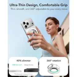ESR รุ่น Dual-Side Magnetic Phone Grip Stand 360 - ขาตั้งแหวนแม่เหล็ก - สี White 11 ESR รุ่น Dual-Side Magnetic Phone Grip Stand 360 - ขาตั้งแหวนแม่เหล็ก - สี White