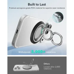 ESR รุ่น Dual-Side Magnetic Phone Grip Stand 360 - ขาตั้งแหวนแม่เหล็ก - สี Black