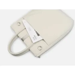 GRAMS(28) รุ่น 704 Urban Folio Bag - กระเป๋าถือ - สี Off-White