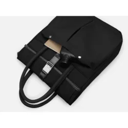 GRAMS(28) รุ่น 704 Urban Folio Bag - กระเป๋าถือ - สี Black