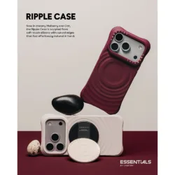 Casetify รุ่น Ripple Case with Magsafe - เคส iPhone 17 Pro Max - สี Mulberry
