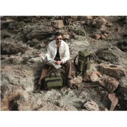 GRAMS(28) รุ่น 301 Adventure Backpack - กระเป๋าเป้สะพายหลัง - สี Tan