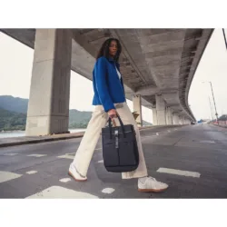 GRAMS(28) รุ่น 704 Urban Folio Bag - กระเป๋าถือ - สี Black