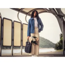 GRAMS(28) รุ่น 704 Urban Folio Bag - กระเป๋าถือ - สี Green