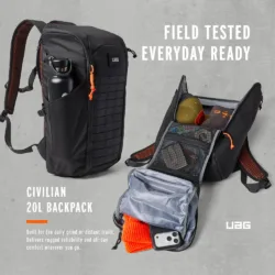 UAG รุ่น Civilian Backpack - กระเป๋าเป้สะพายหลัง ความจุ 20L - สี Midnight Camo