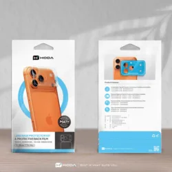 Hoda รุ่น Lens Base Protector Kit - ฟิล์มกันรอยฐานกล้องและหลังเครื่อง iPhone 17 Pro - สี Matte