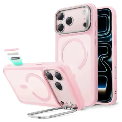 ESR รุ่น Classic Hybrid Case with Stash Stand (Camera Control Button) - เคส iPhone 17 Pro Max - สี Frosted Bubblegum Pink