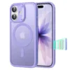 ESR รุ่น Classic Hybrid Case (Camera Control Button) - เคส iPhone 17 - สี Frosted Purple