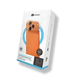 Hoda รุ่น Lens Base Protector Kit - ฟิล์มกันรอยฐานกล้องและหลังเครื่อง iPhone 17 Pro - สี Matte