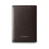 GRAMS(28) รุ่น 104 Fold-Out Wallet - กระเป๋าสตางค์ - สี Pebbled Dark Brown
