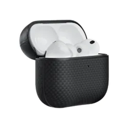 Pitaka รุ่น Aramid Fiber Magnetic Case - เคส AirPods Pro 3 - สี Black/Gray
