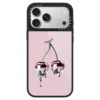 Casetify รุ่น Glaze Case with Magsafe - เคส iPhone 17 Pro Max - ลาย Chrome Cherry/Soft Blush