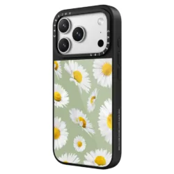 Casetify รุ่น Glaze Case with Magsafe - เคส iPhone 17 Pro Max - ลาย Chamomile/Sage