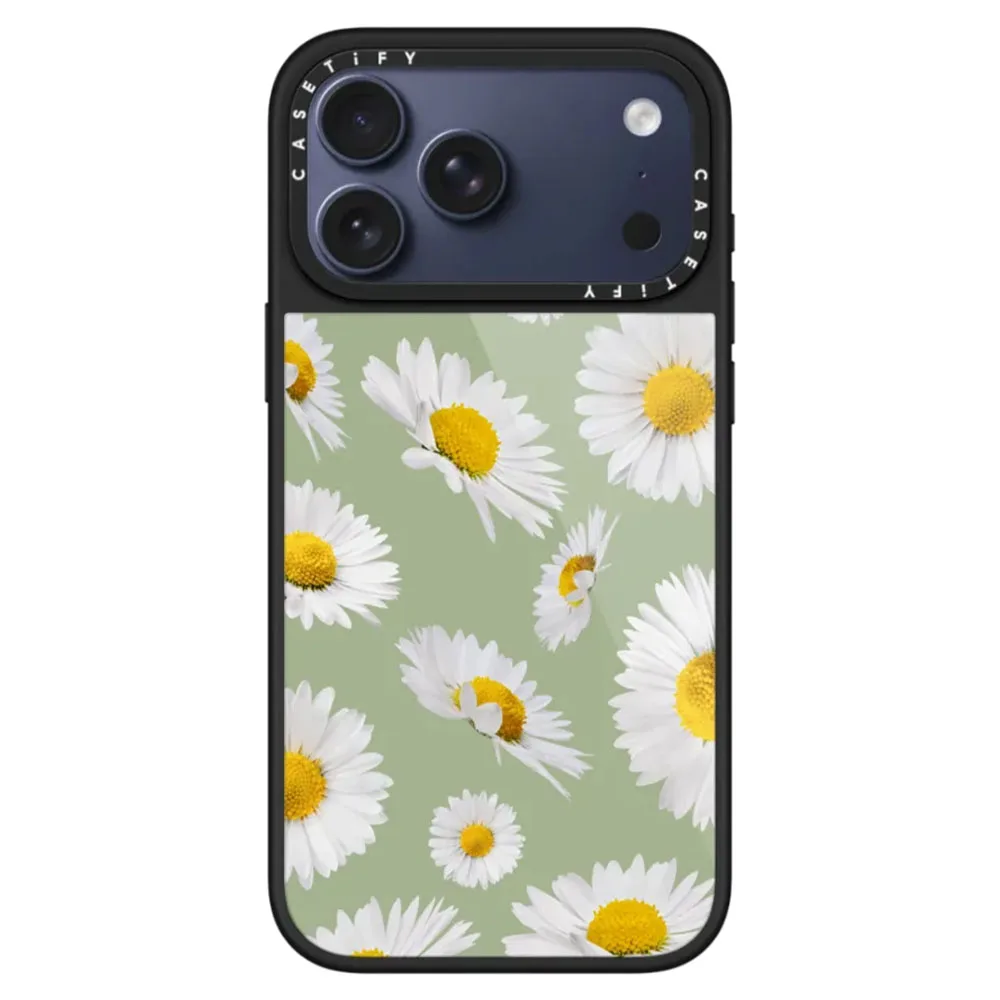 Casetify รุ่น Glaze Case with Magsafe - เคส iPhone 17 Pro Max - ลาย Chamomile/Sage