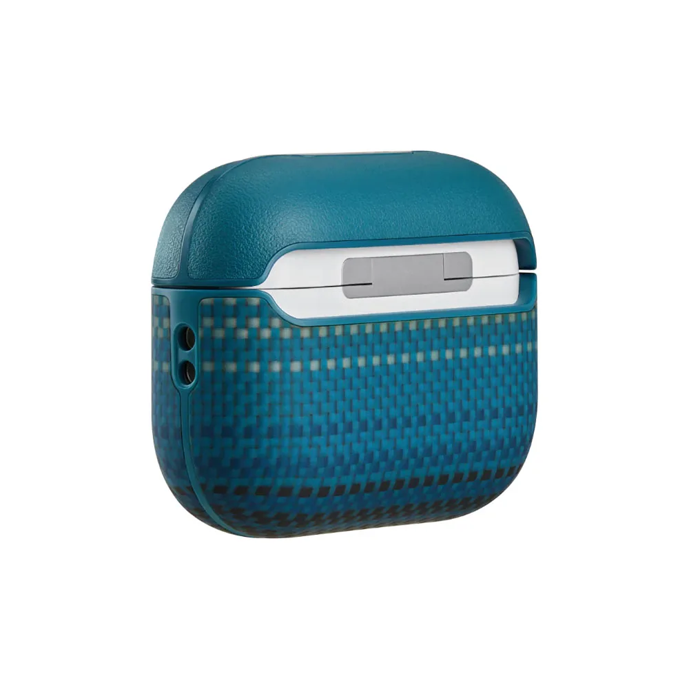 Pitaka รุ่น Aramid Fiber Magnetic Case - เคส AirPods Pro 3 - สี Moonrise 3 Pitaka รุ่น Aramid Fiber Magnetic Case - เคส AirPods Pro 3 - สี Moonrise - Image 3