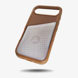 Ninja Labs รุ่น Flex Pouch® - เคส iPhone Air - สี Mocha/Clear
