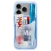 Ninja Labs รุ่น Flex Pouch® - เคส iPhone 17 Pro Max - สี Baby Blue/Clear