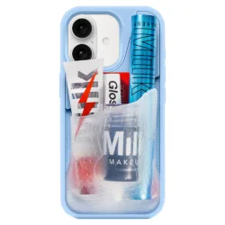 Ninja Labs รุ่น Flex Pouch® - เคส iPhone 17 - สี Baby Blue/Clear
