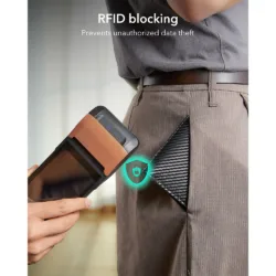 ESR รุ่น Geo Wallet (Find My) - กระเป๋าสตางค์ - สี Carbon Fiber 12 ESR รุ่น Geo Wallet (Find My) - กระเป๋าสตางค์ - สี Carbon Fiber