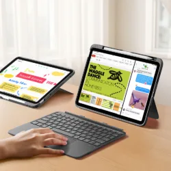 ESR รุ่น Flex Keyboard Case (Detachable) - เคส iPad 11" (A16/2025), iPad 10.9" (10th/2022) - สี Dark Gray (US Layout)