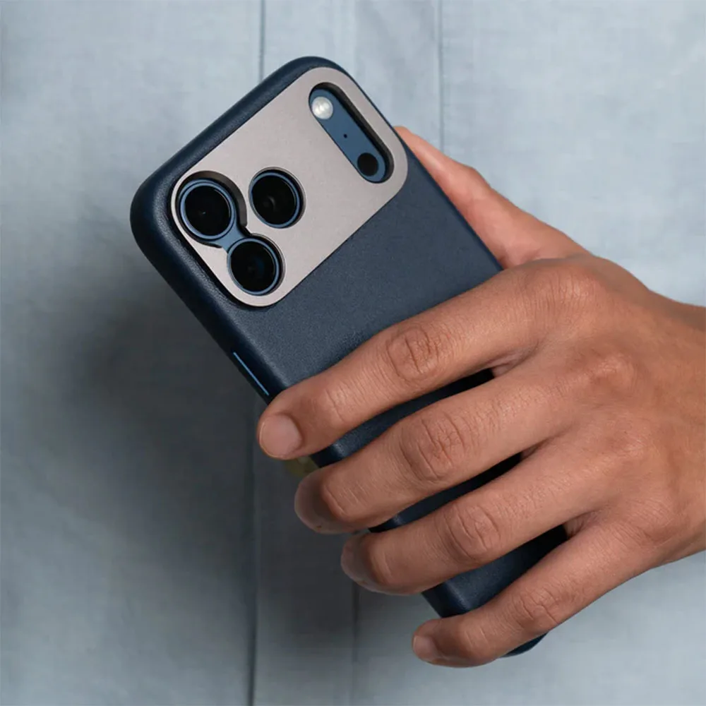 Sandmarc รุ่น Pro Leather Case - เคส iPhone 17 Pro Max - สี Navy 7 Sandmarc รุ่น Pro Leather Case - เคส iPhone 17 Pro Max - สี Navy - Image 7