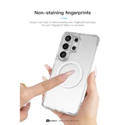 Hoda รุ่น Crystal Pro (Magnetic) - เคส Galaxy S26 Ultra - สี Clear 25 Hoda รุ่น Crystal Pro (Magnetic) - เคส Galaxy S26 Ultra - สี Clear