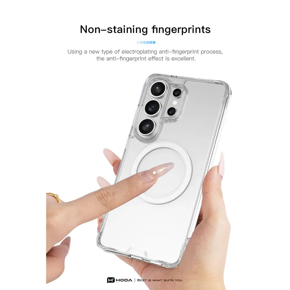 Hoda รุ่น Crystal Pro (Magnetic) - เคส Galaxy S26 Ultra - สี Clear 13 Hoda รุ่น Crystal Pro (Magnetic) - เคส Galaxy S26 Ultra - สี Clear - Image 13