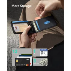 ESR รุ่น Classic Geo Card Holder (Find My) - กระเป๋าใส่บัตร - สี Twillingt black