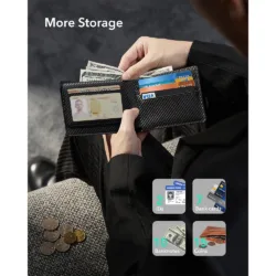 ESR รุ่น Geo Wallet (Find My) - กระเป๋าสตางค์ - สี Carbon Fiber 13 ESR รุ่น Geo Wallet (Find My) - กระเป๋าสตางค์ - สี Carbon Fiber