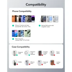 ESR รุ่น OmniLock Magnetic Car Mount (Suction Cup) - แท่นวางมือถือในรถ - สี Black Carbon Fiber