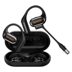 OpenRock รุ่น Link 20 - หูฟังไร้สาย Open Ear พร้อมไมค์แม่เหล็ก - สี Black